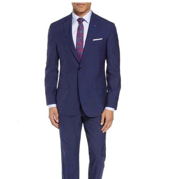 ted baker navy suit